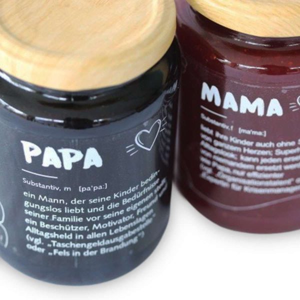 Fruchtaufstrich-Paket "Eltern" - Mama und Papa