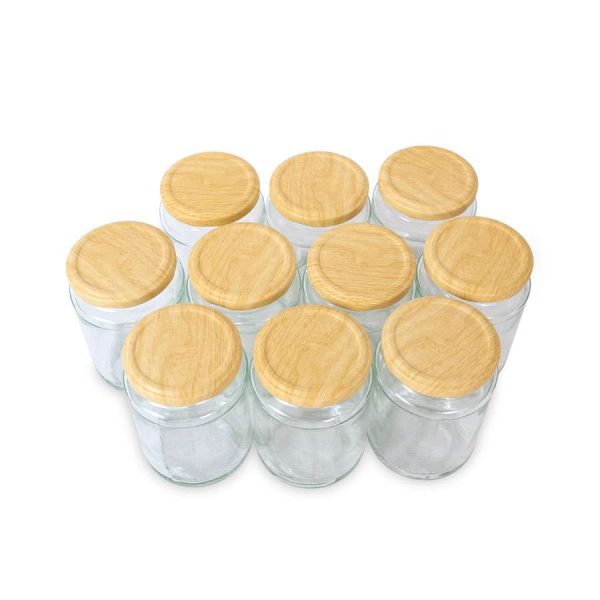 10er-Paket Gläser und Deckel