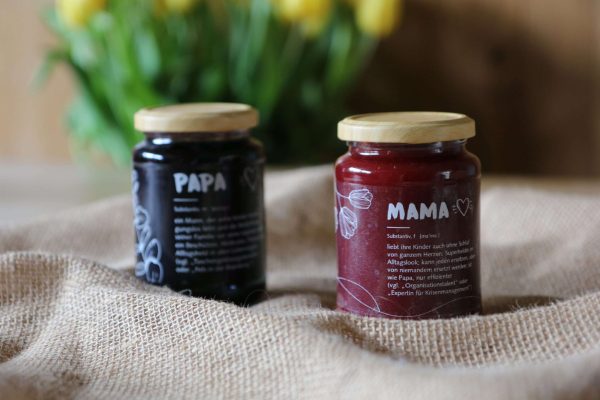 Fruchtaufstrich-Paket "Eltern" - Mama und Papa